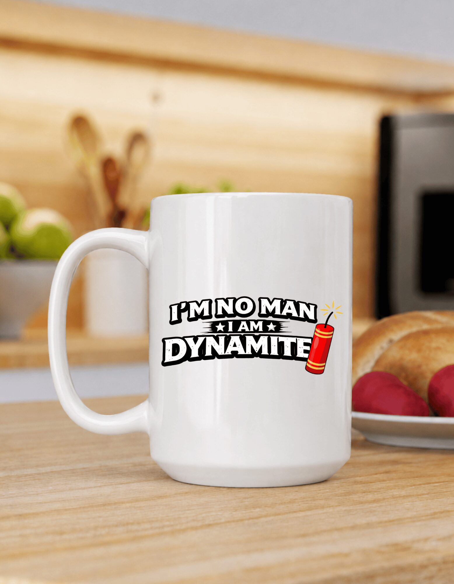 I’m No Man, I’m Dynamite — Explosive Identity Mug