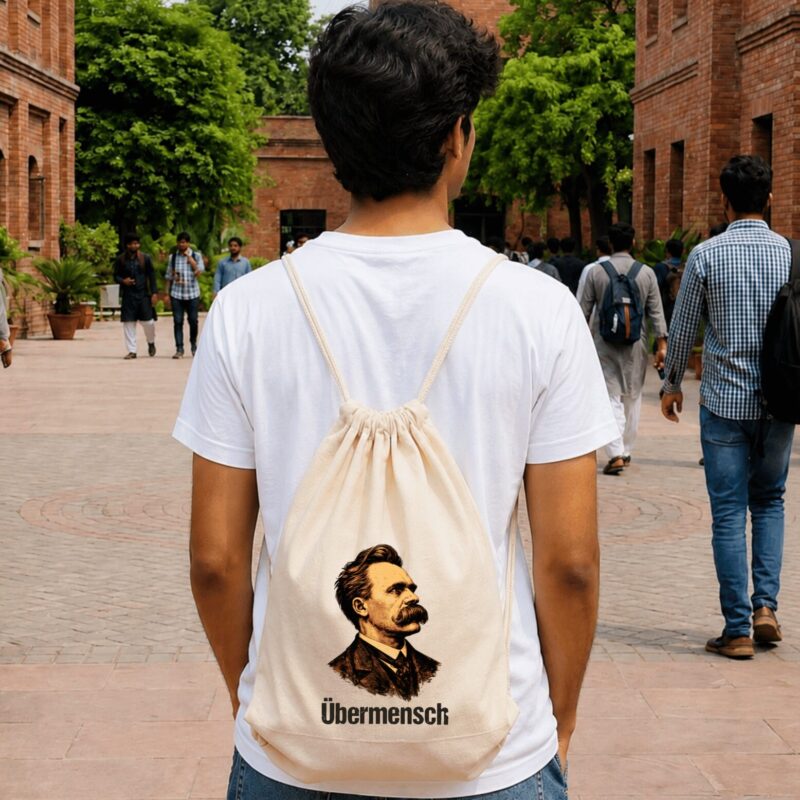 Übermensch — Beyond Limits Drawstring Bag